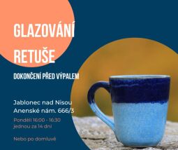 Keramika - retuše, glazování